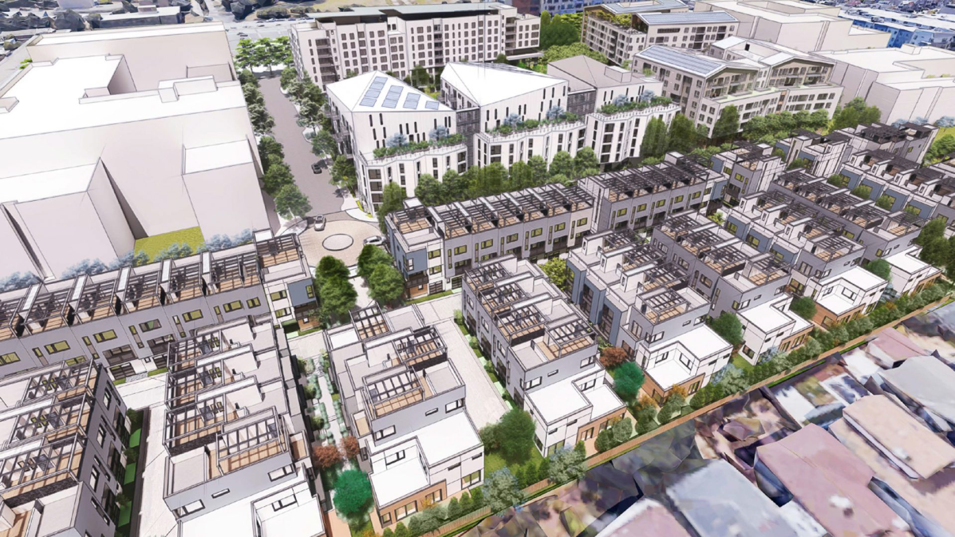 Balboa-Reservoir-townhomes-aerial-perspective-rendering-by-Dahlin